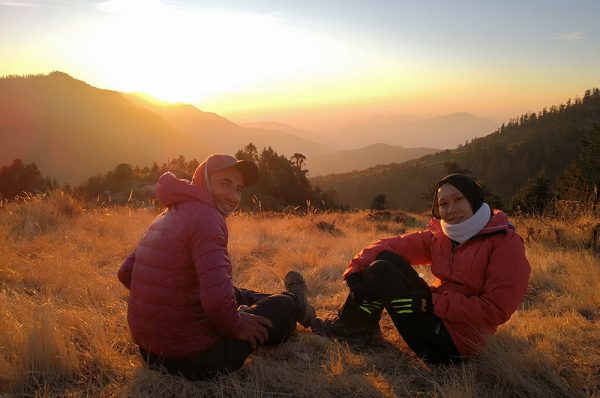 poon-hill-annapurna-nepal-trekkingCoucher de soleil à Poon Hill