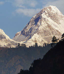 Vue sur le Ganesh Himal pendant le trek Ruby Valley